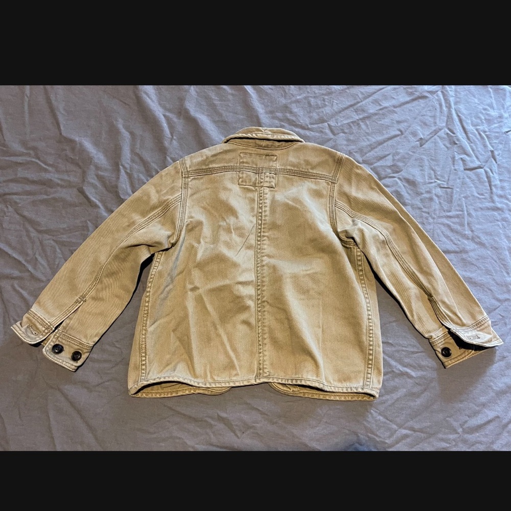 H&M L.O.G.G. Boy’s Jacket Blazer - Size 5/6Y - Khaki - Picture 3 of 5